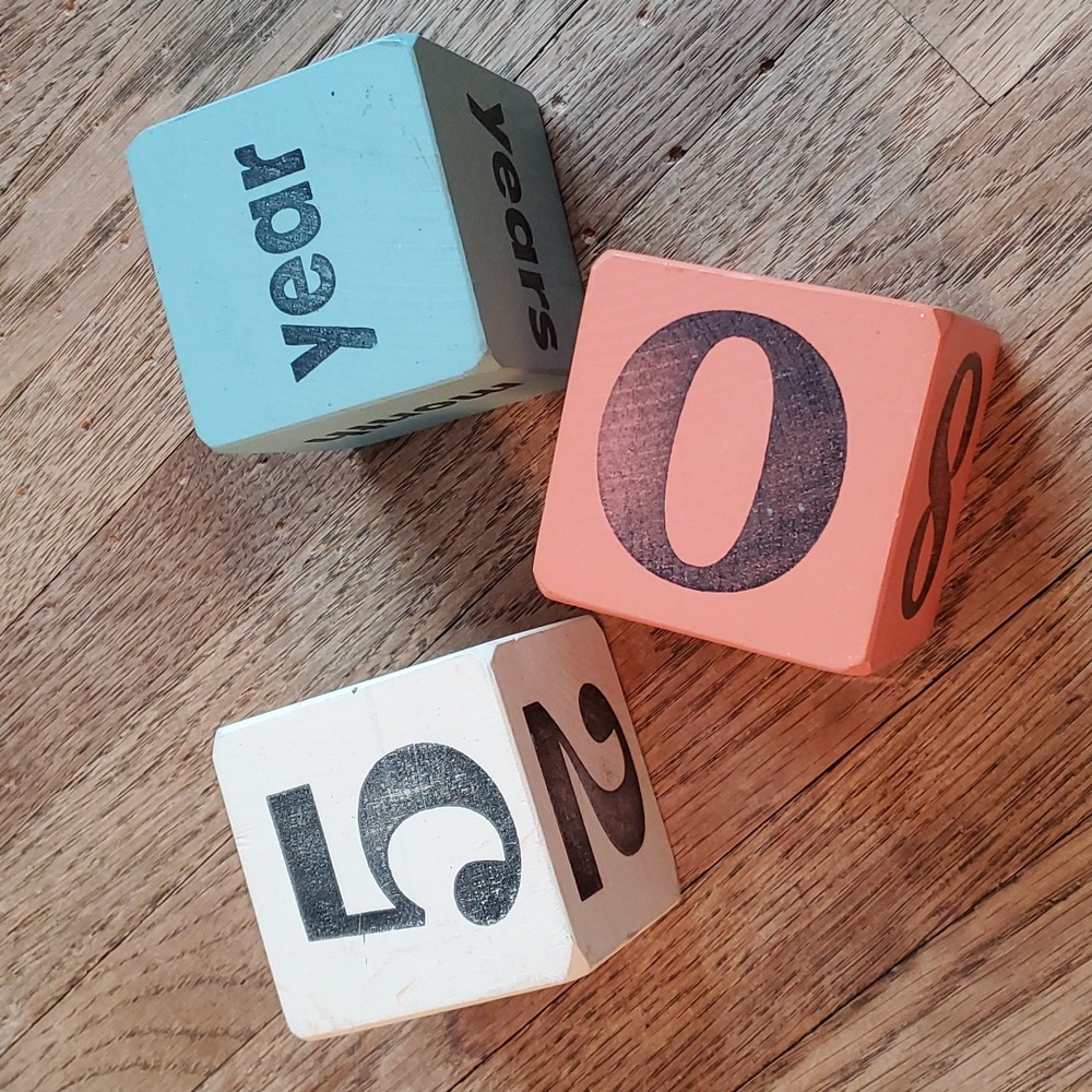 Baby age blocks - Picture 2 of 2